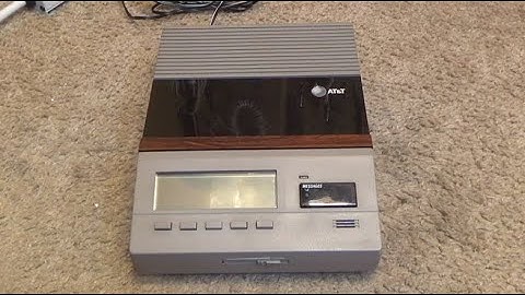 AT&T 1330 Digital and Analog Answering Machine | Initial Checkout