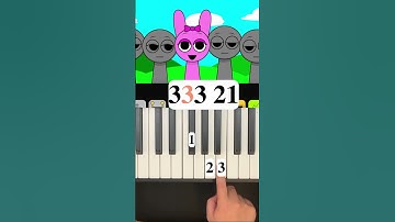 Thumbnail of Sprunki phase 1 Pinki piano tutorial #shorts