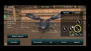 Gunship battle - full tiền vàng tranh thủ nâng cấp hết tất cả các máy bay hiện có screenshot 3