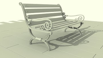 How to Model a Park Bench in Autodesk Maya.