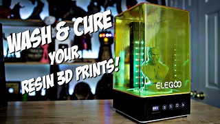 ELEGOO Mercury Plus 2 in 1 Washing and Curing Machine Review | Resin 3D Printing Cleaning