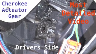 Drivers side actuator replacement 2012 Jeep Grand Cherokee replace Cam gear 68214880AA, 92601331