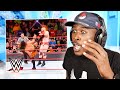 Reacting to More WWE Mid-Air Counter Compilations