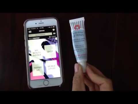 How I Use my Sephora To Go 2-D Barcode Scanner