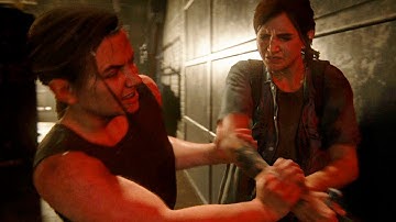 THE LAST OF US 2 Gameplay part 20 - Abby Vs Ellie Drama Theater Fight