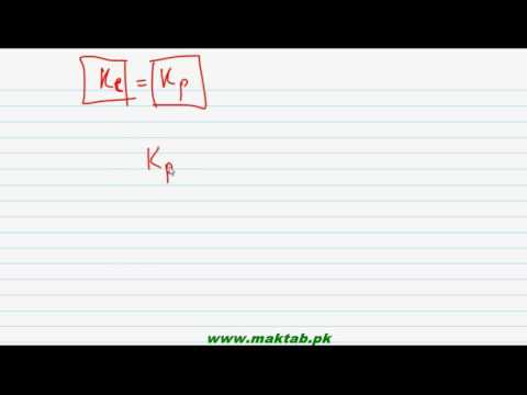 FSc Chemistry Book1, CH 8, LEC 7: Relation between equilibrium constants