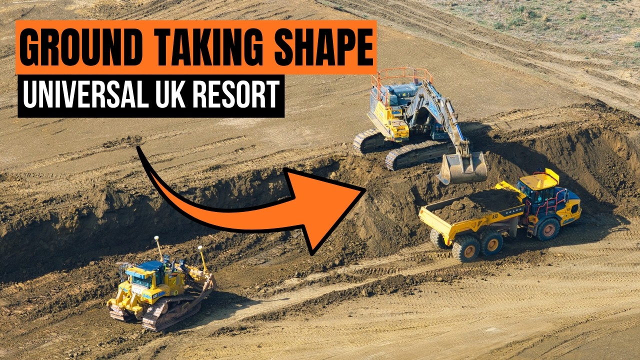 Major Ground Levelling Underway at Universal UK Resort | Weekly Update