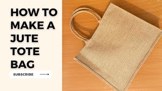 How to make Jute bag | Diy jute bag