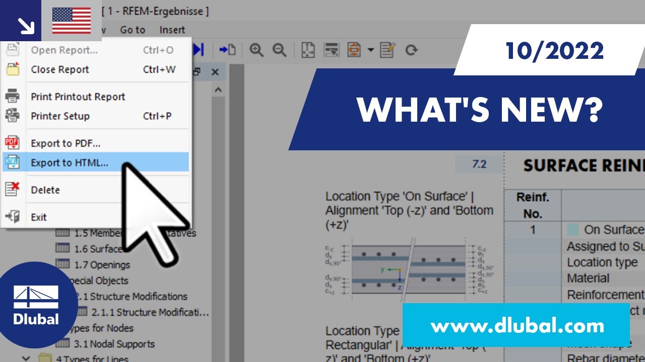 WIN | 10/2022 - What's New in RFEM 6 and RSTAB 9? - YouTube