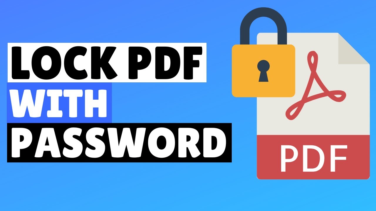 how-to-password-protect-pdf-file-set-password-on-pdf-youtube