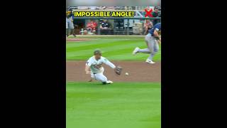 Lee’s BRUTAL backhand stop and missile to first! 🤯🚀 #parati #baseball #mlb #youtube #beisbol
