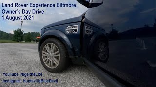 Nigel the LR4 Goes to the Land Rover Experience Biltmore Owner's Day Drive August 1, 2021