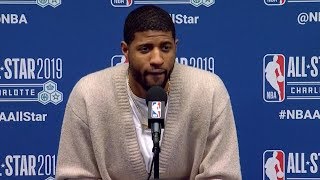 Paul George Postgame Interview - Team LeBron vs Team Giannis | 2019 NBA All-Star Game