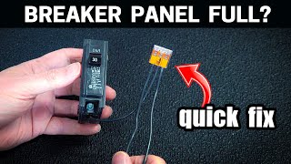 Electric Panel Full?  Try This Simple Fix