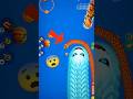 Wormszone Magic🐍 Game play #Short #snack #worms #youtubeshort #slitherio#wormatio#games