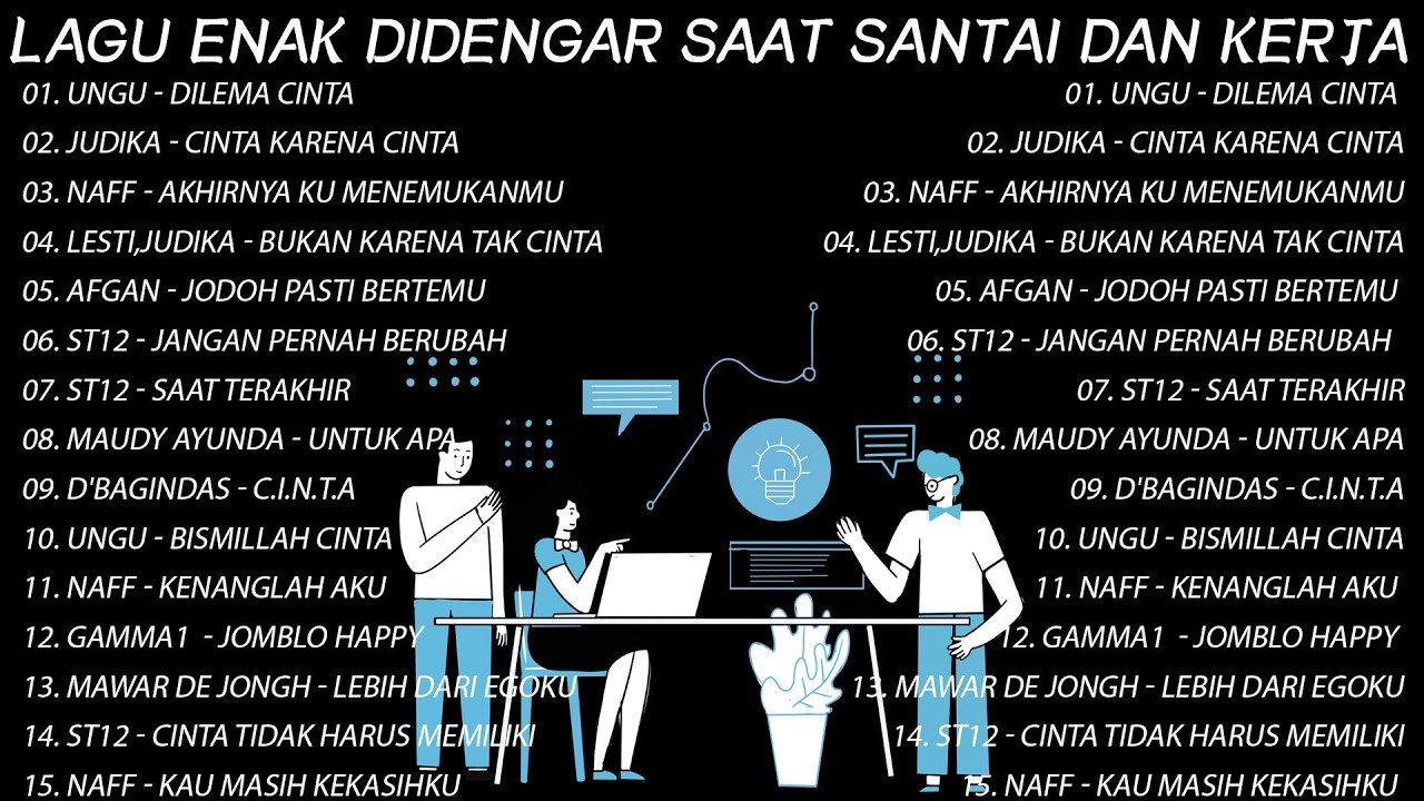 Lagu Enak Didengar Saat Santai Dan Kerja - Lagu Pop Hits Indonesia Tahun 2000an || Judika,Afgan,NaFF