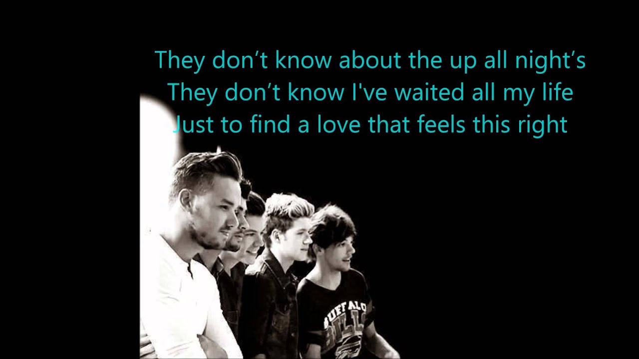 They dont know about us One direction Lyrics YouTube They dont know about us One direction Lyrics YouTube