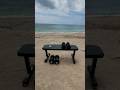 My Gym on the Beach, 13th of July, 2024, Playa de Migjorn, Formentera, Spain #vanlife #formentera