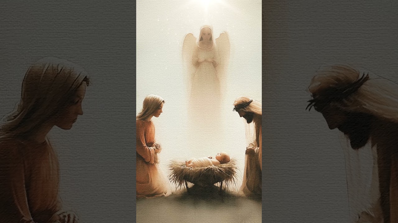 Christmas Frame TV Art in 4K | Nativity Screensaver with Music | Christmas TV Wallpaper | Ambience