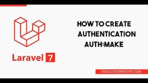 Laravel 7 Authentication (Register, Login & Password Reset in Laravel 7 auth in Urdu/Hindi)#Allinone
