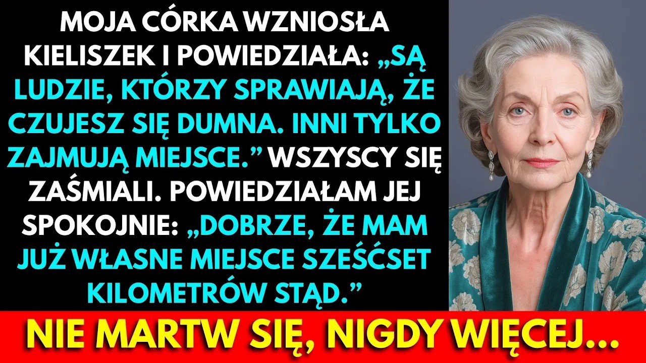 Mój kieliszek zadrżał, gdy moja córka Lidia podniosła swój i spojrzała na mnie przez cały stół w eleganckiej restauracji w Gdańsku. Marek, jej narzeczony, właśnie wzniósł toast. Wszyscy się...