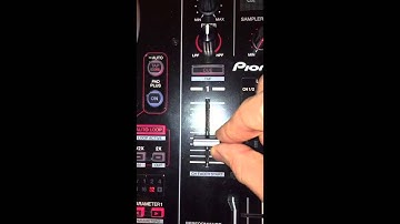 How To Turn Down Up Fader On Pioneer DDJ SX