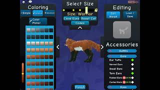 How to make a fox in warrior cats in roblox