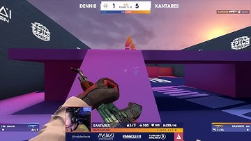 XANTARES VS DENNİS 1v1 [ak-47]  - BlastProSeries - İSTANBUL 20k $ Ödüllü 1v1