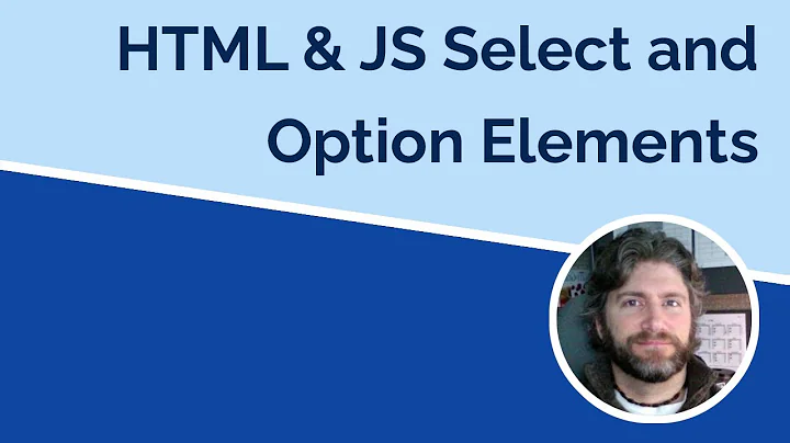 Working with Select, Option, and Optgroup in HTML and JavaScript