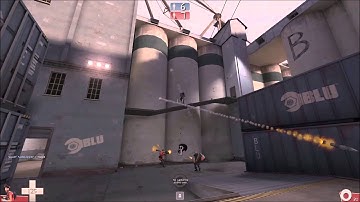 Team Fortress 2: arena_granary Pub Scout Gameplay (RED Team)