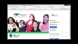 Регистрация на сайте FOPRegistry.org