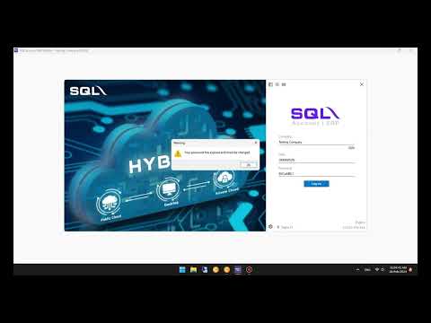 How to Create User and Change Password in SQL Accounting/Payroll