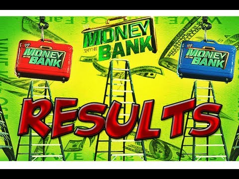WWE Money In The Bank 2013 Results!!!