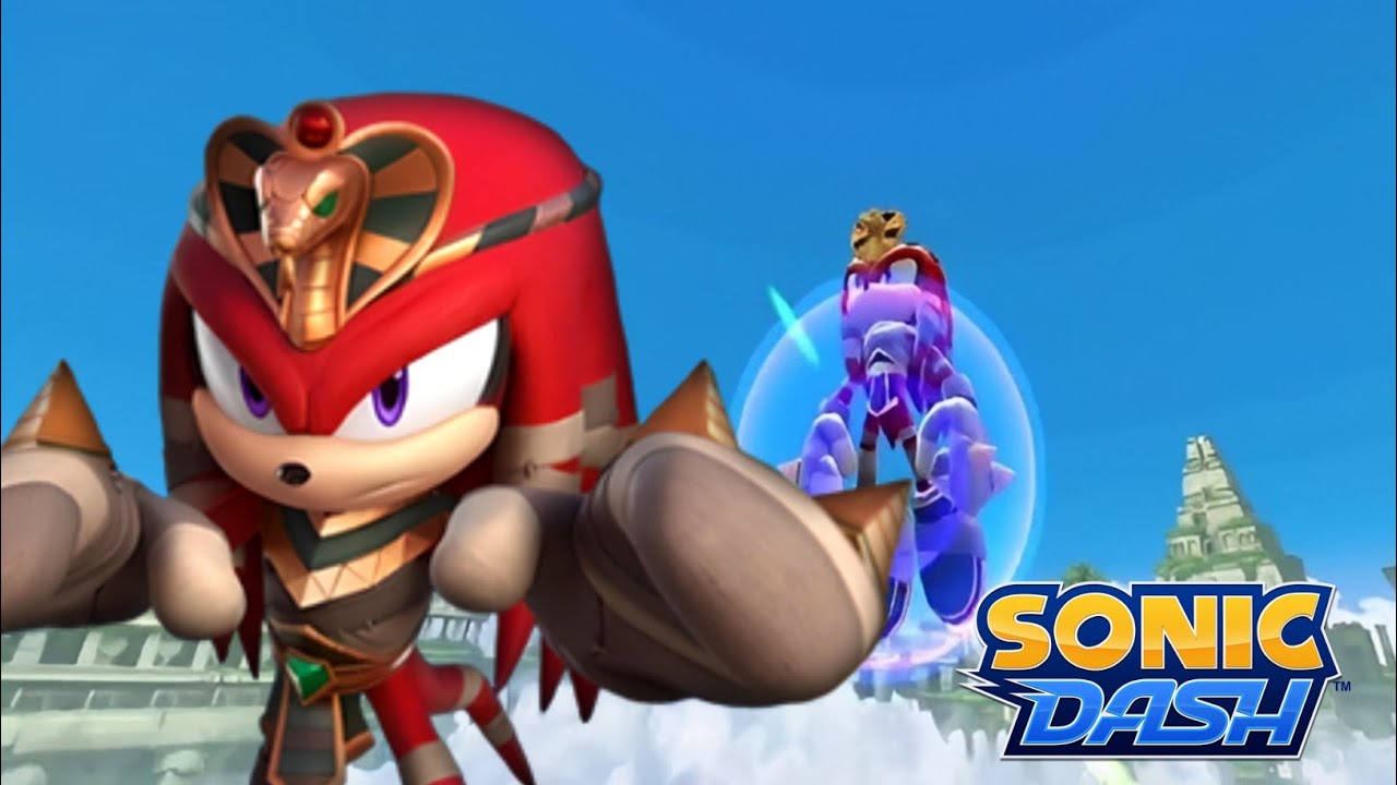 Sonic Dash : Mummy Knuckles Gameplay Showcase vs All Bosses Zazz Eggman ...