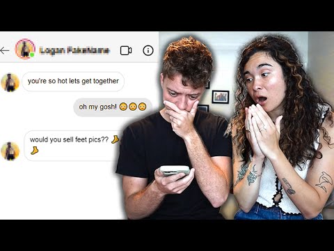 Reading My Wife's Instagram DM's *AWKWARD*