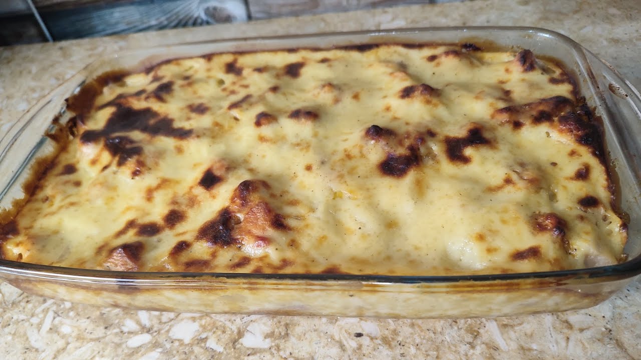  طريقة عمل  قلقاس بالبشاميل بأسهل طريقة والطعم تحفة وبطريقة اقتصادية جدا والطعم تحفة ❤️