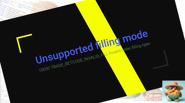 MQL5 unsupported filling mode  Error 10030  TRADE RETCODE INVALID FILL  Invalid order filling type