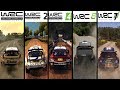 WRC vs WRC 2 vs WRC 3 vs WRC 4 vs WRC 5 vs WRC 6 vs WRC 7 - Gameplay Comparison HD