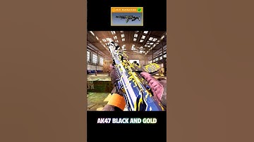 CODM Legendary AK47 Black And Gold First Look #codm #shorts #codmobile