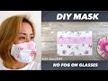 DIY FABRIC FACE MASK | Removeable NOSE WIRE | Make it EASY 100% NO FOG ON GLASSES