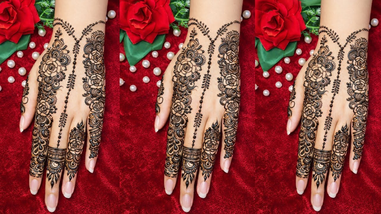 Ramadan🌙 Special Mehndi Design 2026 || Easy Back Hand Mehndi Design For Eid 💖 ||