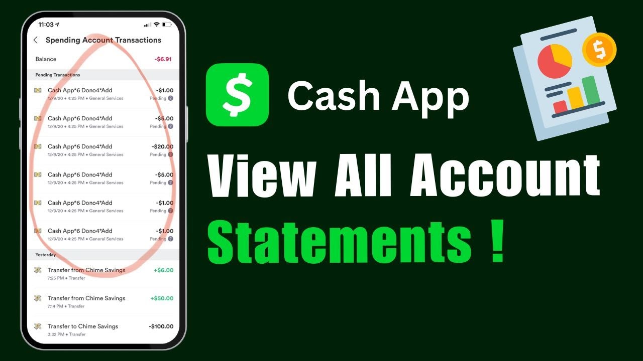 How to View All Account Statements on Cash App | Stocks, Bitcoin, Tax ...