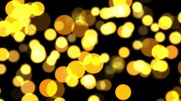 Bokeh Abstract Golden Particle Motion Background Video | No Copyright and Royalty Free Video