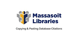 Copying & Pasting Database Citations