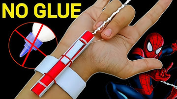 Web Shooter No Glue No Tape | How To Make SPIDER-MAN Web Shooter At Home
