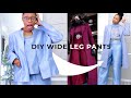 Recreating Michelle Obama Look | DIY Wide Leg Pants