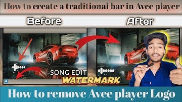 avee player ka watermark remove kaise kare सिर्फ 2 मिनट में how to remove logo asan tarika se #edit
