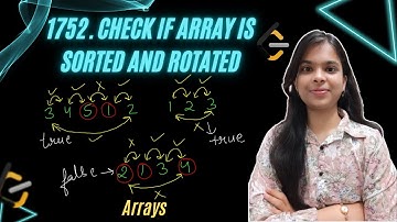 1752. Check if Array Is Sorted and Rotated | Arrays | O(n) | Leetcode