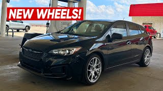 Subaru Impreza On New ENKEI Wheels!