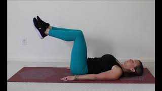 Lying Toe Taps | Teetotally Fit